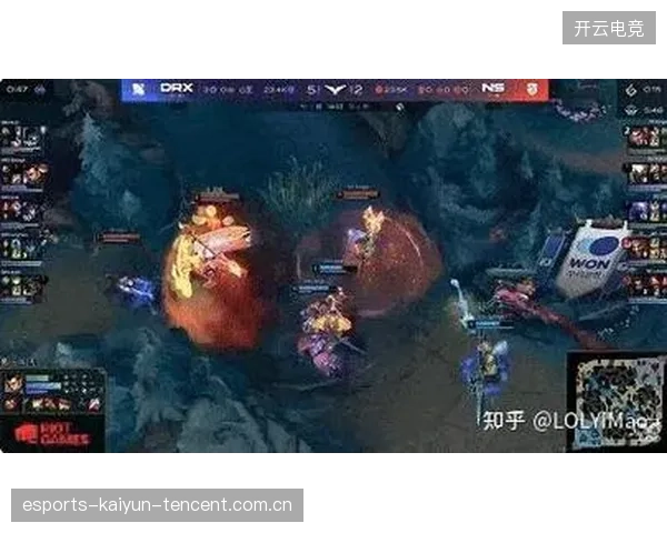 LCK联赛中后期阵容凭运营拖到优势反杀成功